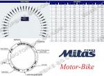 МОТО ГУМА ВЪНШНА 140/80-18 70H TT E-07 ENDURO TRAIL МИТАС-3